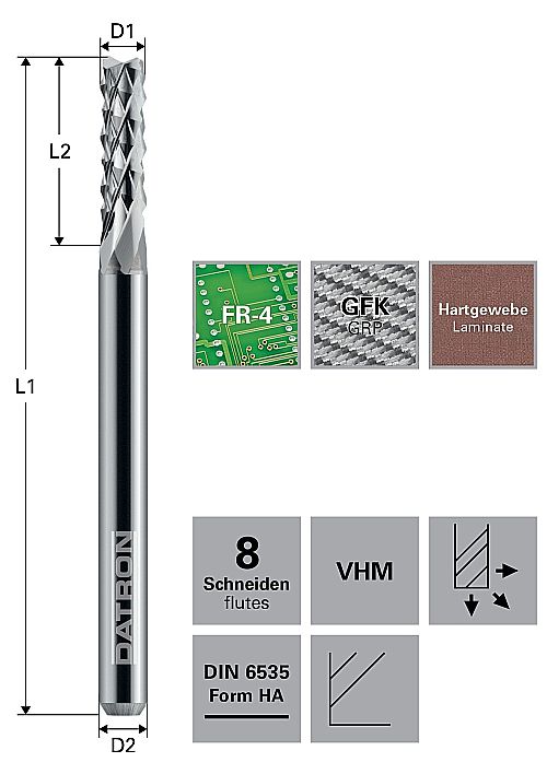 Microtandad fräs